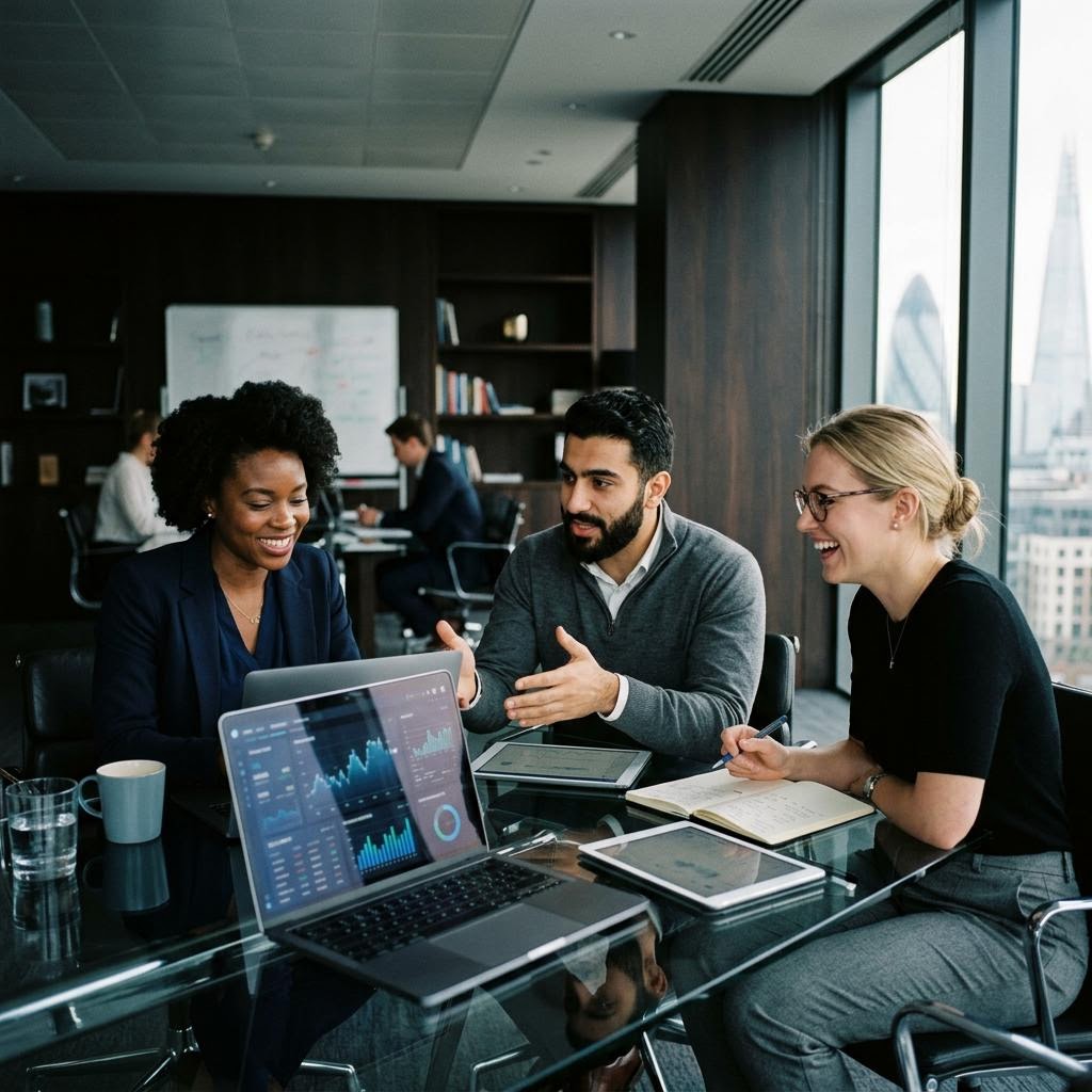Team analisti Directa Trading al lavoro